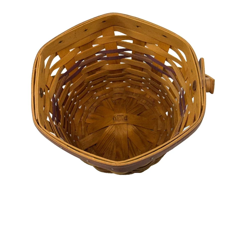 2000 Longaberger May Series Morning Glory Basket Vintage 7.5